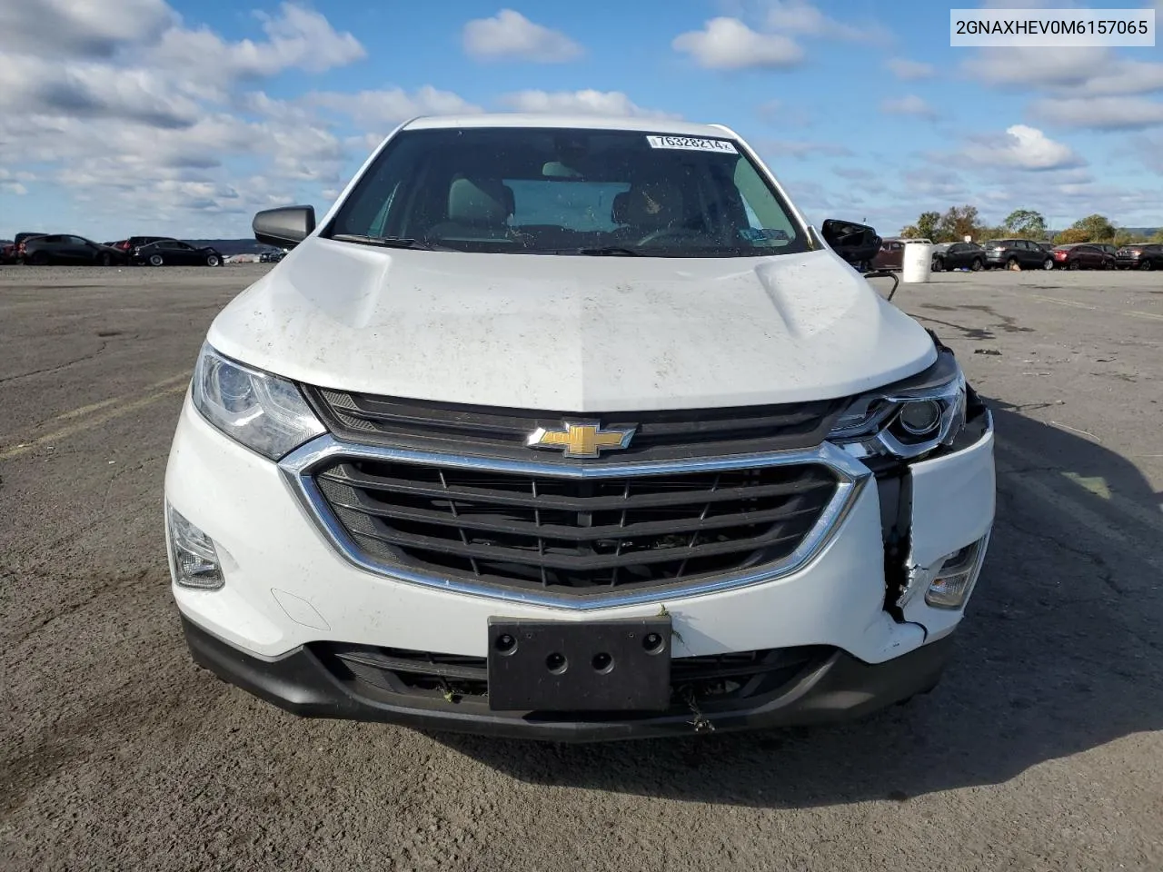 2021 Chevrolet Equinox Ls VIN: 2GNAXHEV0M6157065 Lot: 76328214