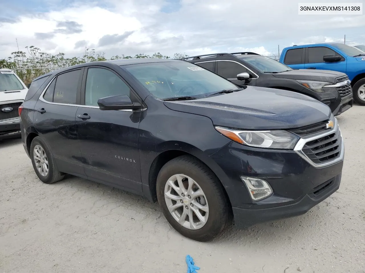 2021 Chevrolet Equinox Lt VIN: 3GNAXKEVXMS141308 Lot: 76329684