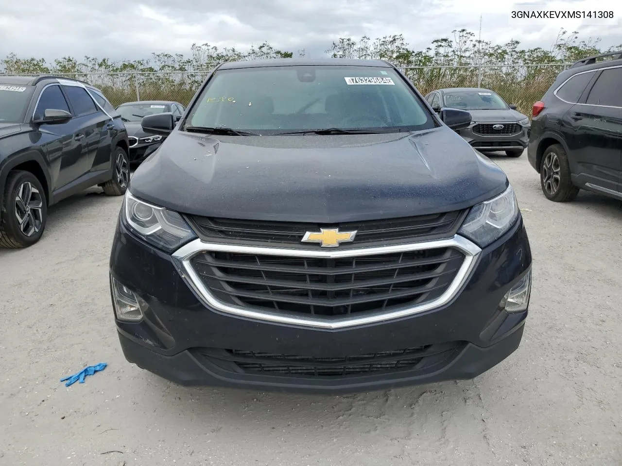 2021 Chevrolet Equinox Lt VIN: 3GNAXKEVXMS141308 Lot: 76329684