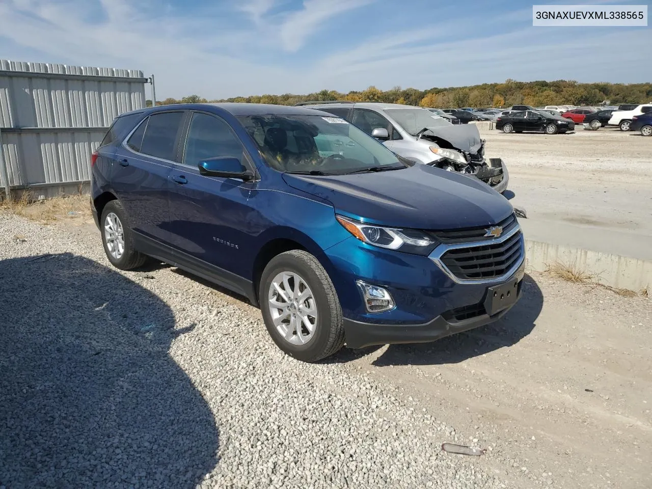 2021 Chevrolet Equinox Lt VIN: 3GNAXUEVXML338565 Lot: 76381764