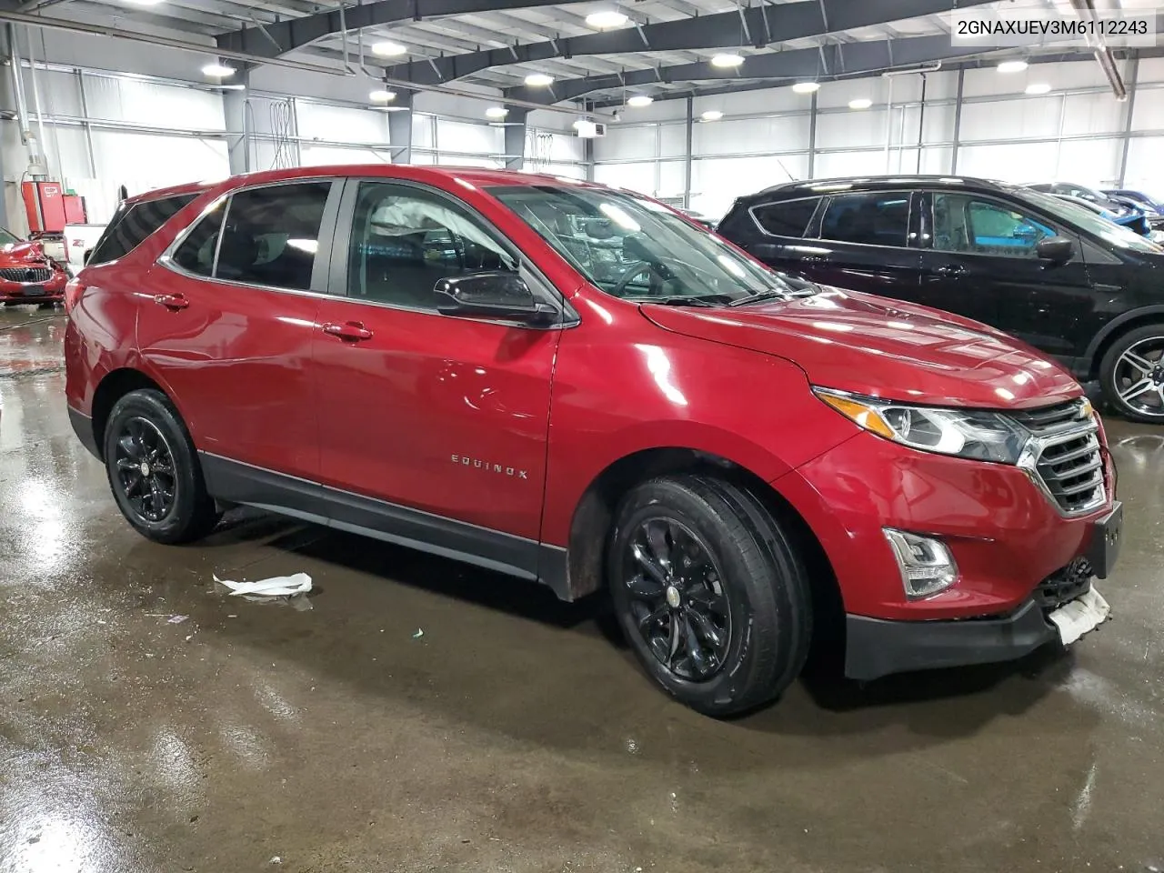 2021 Chevrolet Equinox Lt VIN: 2GNAXUEV3M6112243 Lot: 76395624