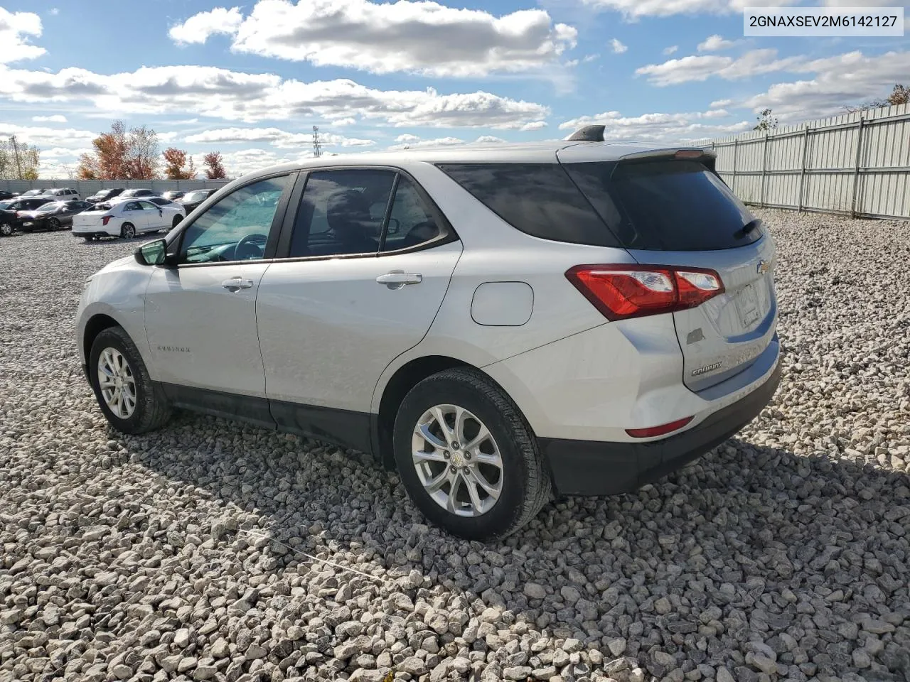 2021 Chevrolet Equinox Ls VIN: 2GNAXSEV2M6142127 Lot: 76405484