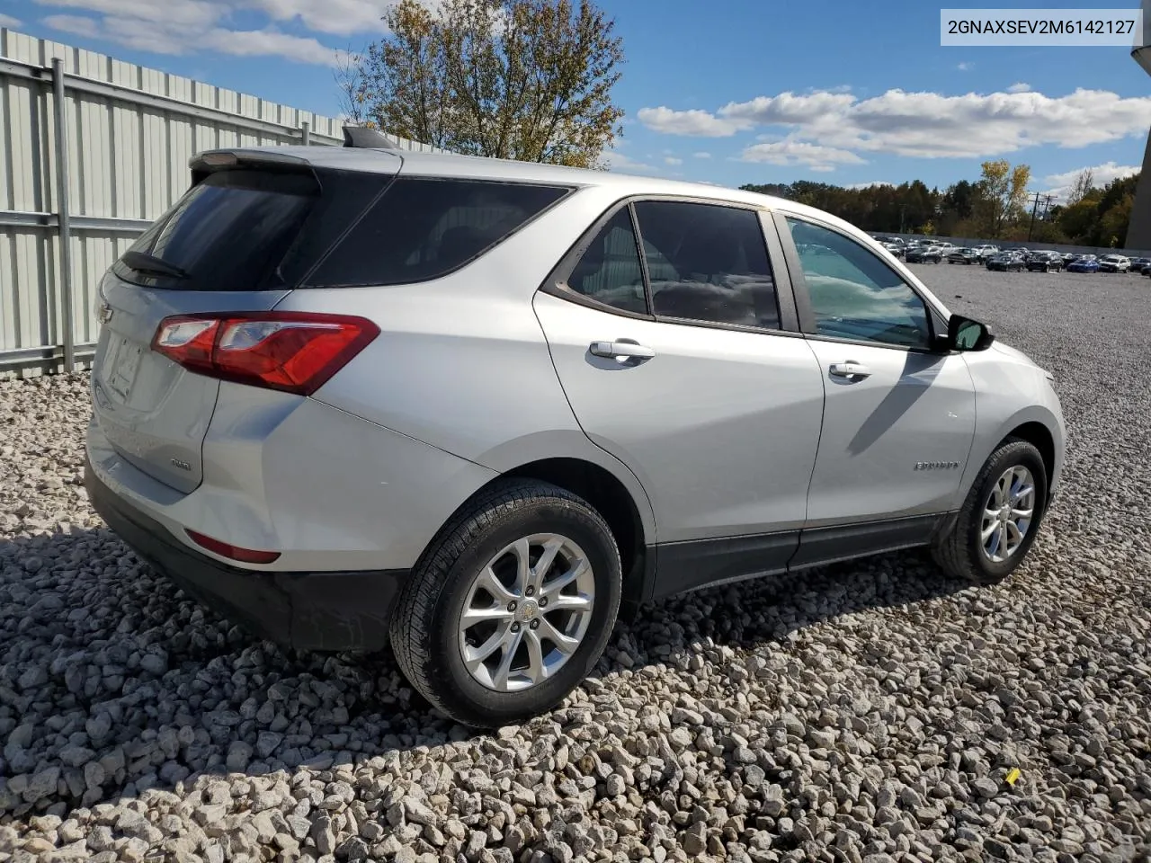 2021 Chevrolet Equinox Ls VIN: 2GNAXSEV2M6142127 Lot: 76405484