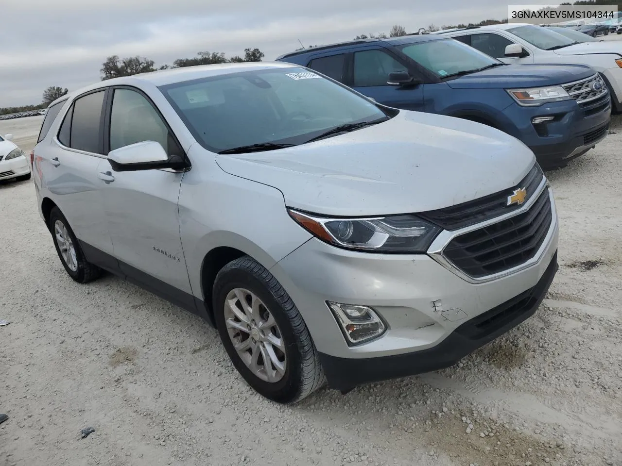 2021 Chevrolet Equinox Lt VIN: 3GNAXKEV5MS104344 Lot: 76431174