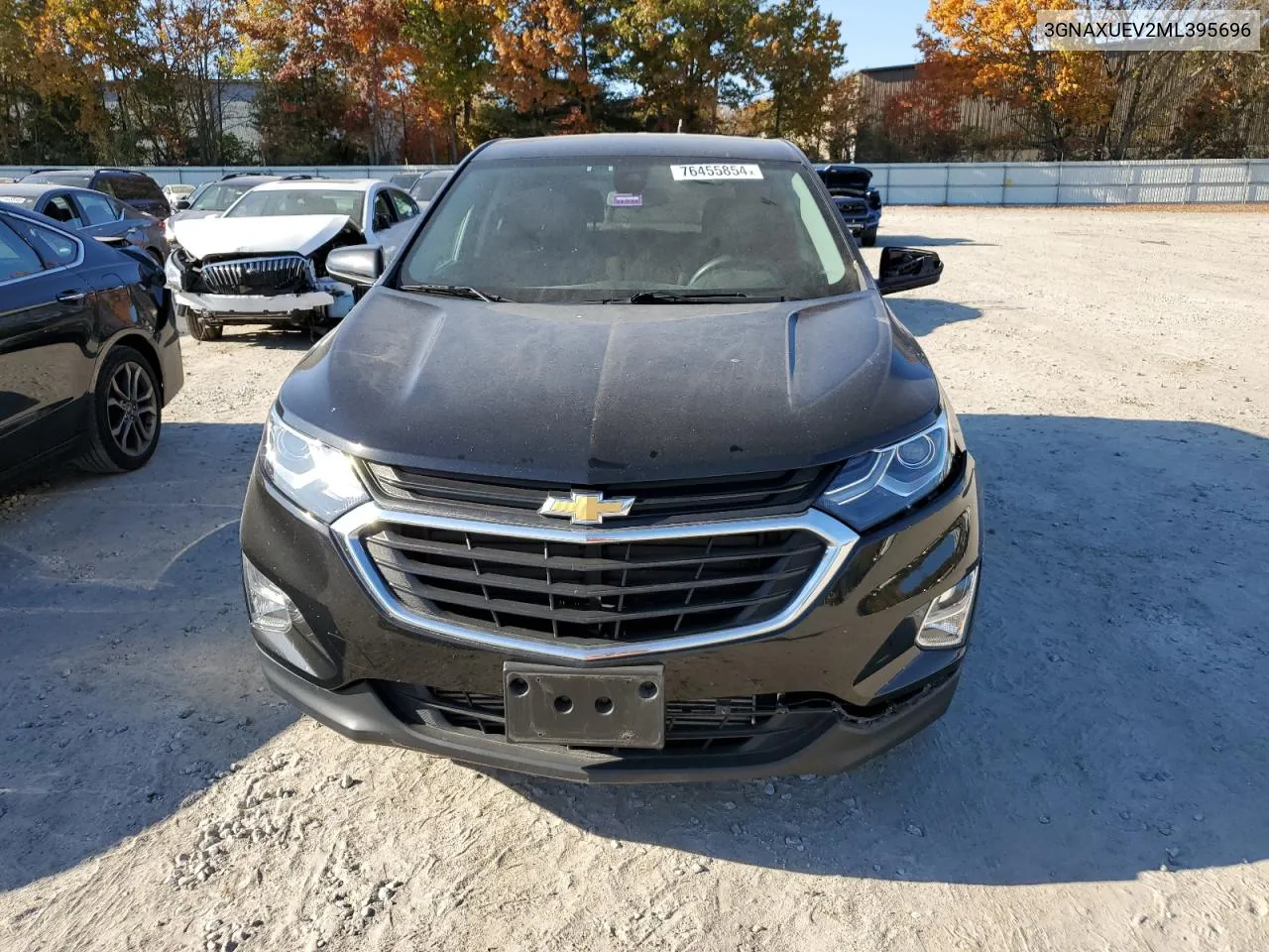 2021 Chevrolet Equinox Lt VIN: 3GNAXUEV2ML395696 Lot: 76455854