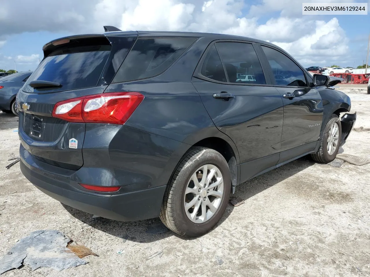 2021 Chevrolet Equinox Ls VIN: 2GNAXHEV3M6129244 Lot: 76739334