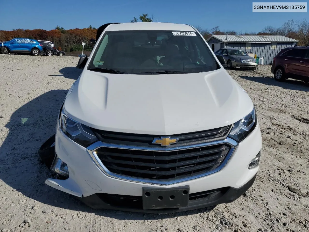 3GNAXHEV9MS135759 2021 Chevrolet Equinox Ls