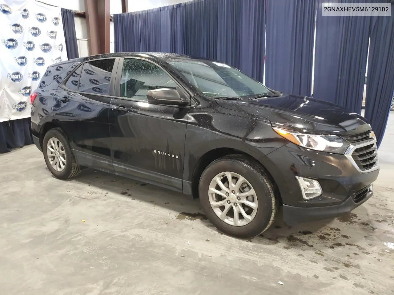 2021 Chevrolet Equinox Ls VIN: 2GNAXHEV5M6129102 Lot: 76844134