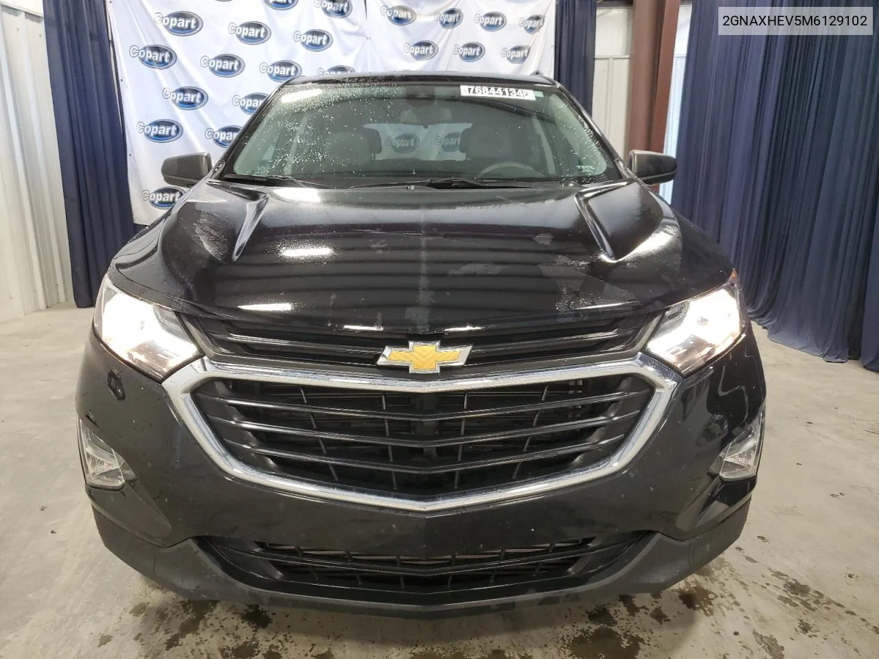 2021 Chevrolet Equinox Ls VIN: 2GNAXHEV5M6129102 Lot: 76844134