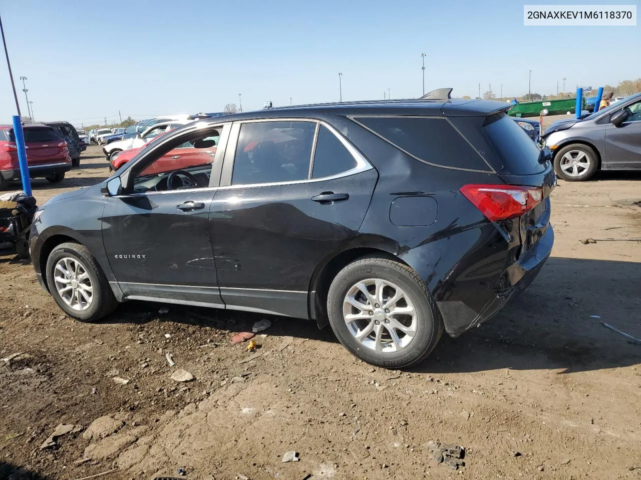 2021 Chevrolet Equinox Lt VIN: 2GNAXKEV1M6118370 Lot: 76918354