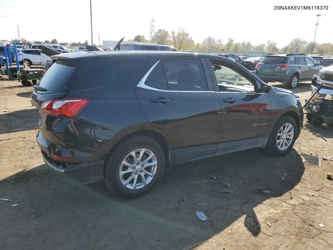 2021 Chevrolet Equinox Lt VIN: 2GNAXKEV1M6118370 Lot: 76918354