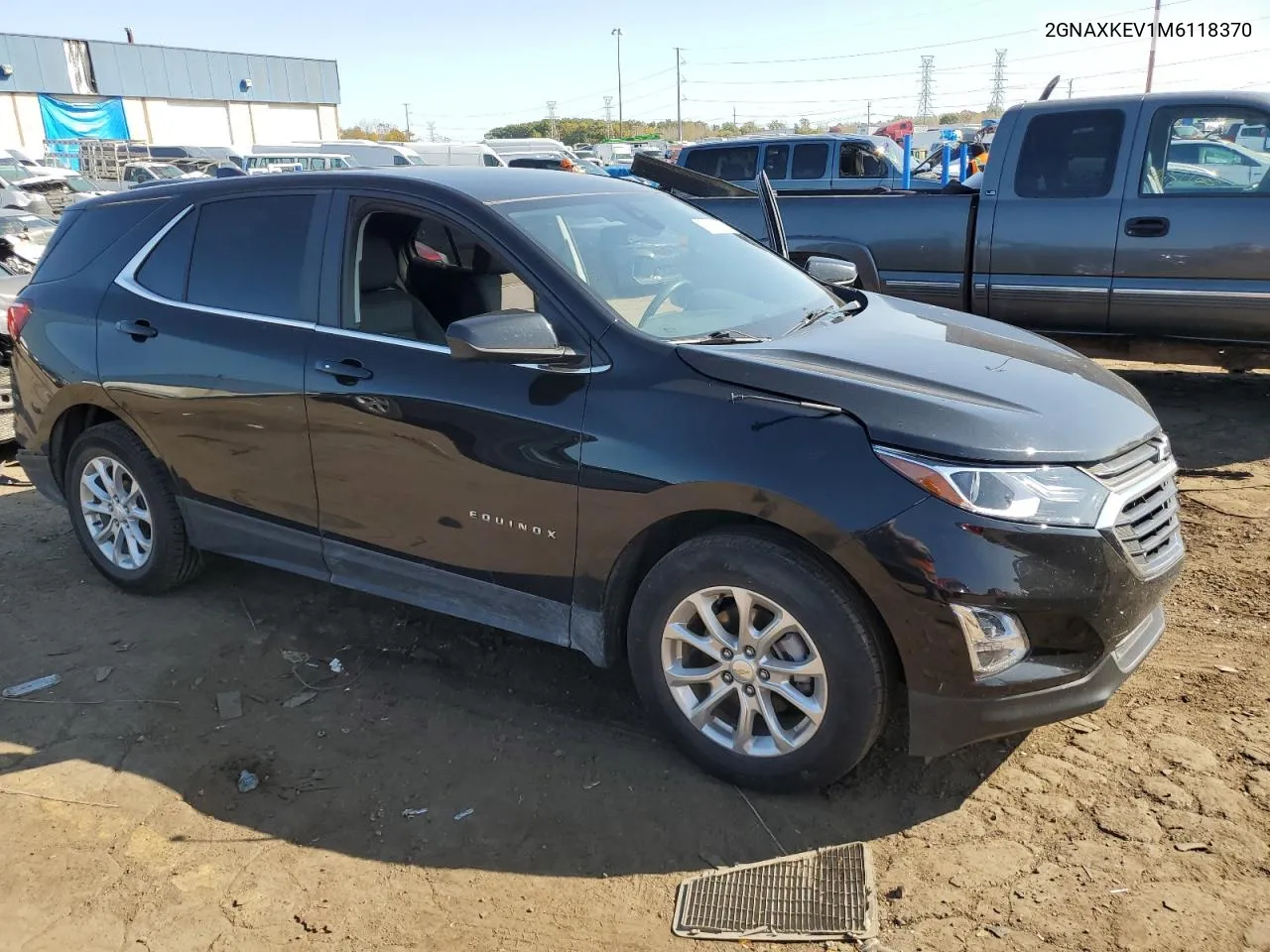 2021 Chevrolet Equinox Lt VIN: 2GNAXKEV1M6118370 Lot: 76918354