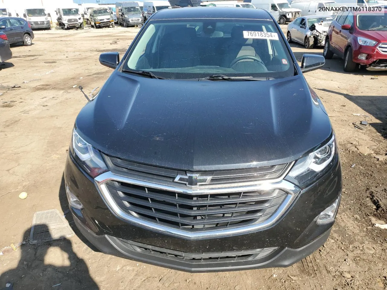 2021 Chevrolet Equinox Lt VIN: 2GNAXKEV1M6118370 Lot: 76918354