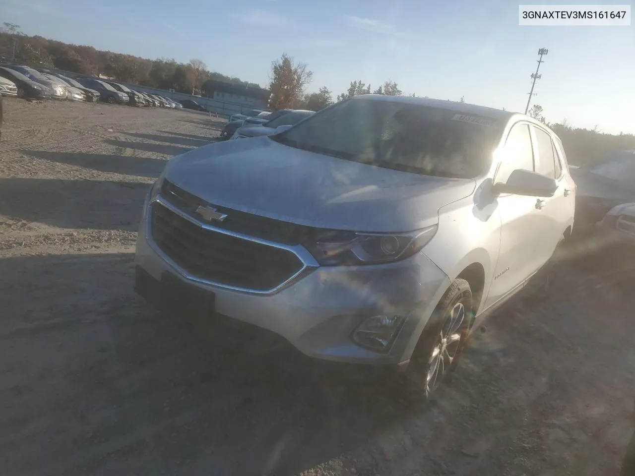 2021 Chevrolet Equinox Lt VIN: 3GNAXTEV3MS161647 Lot: 76974834