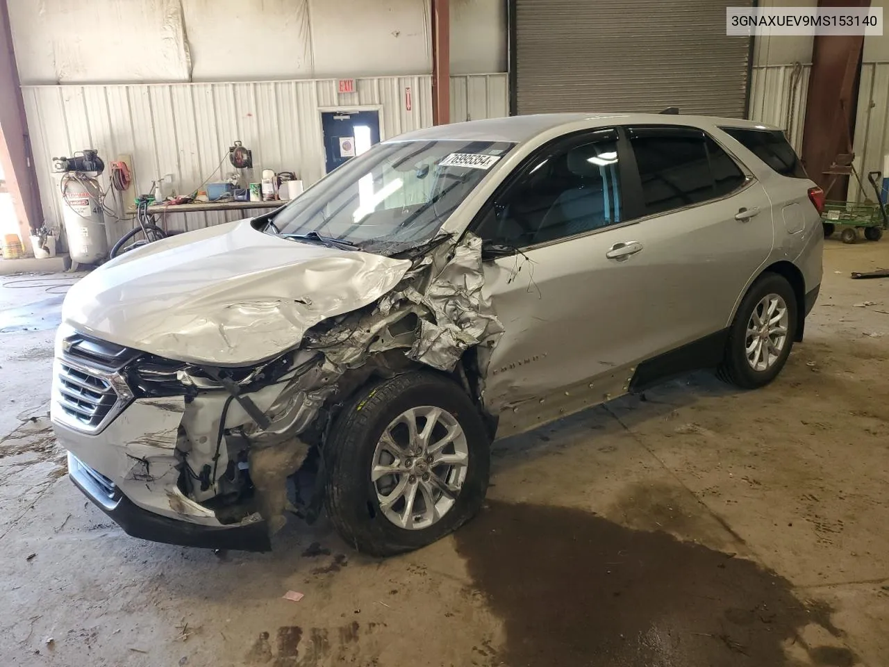 3GNAXUEV9MS153140 2021 Chevrolet Equinox Lt