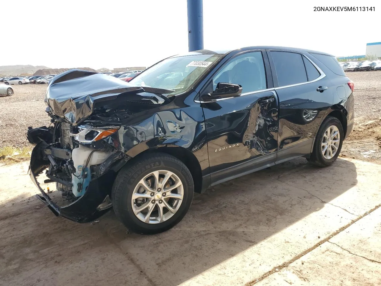 2021 Chevrolet Equinox Lt VIN: 2GNAXKEV5M6113141 Lot: 77030544