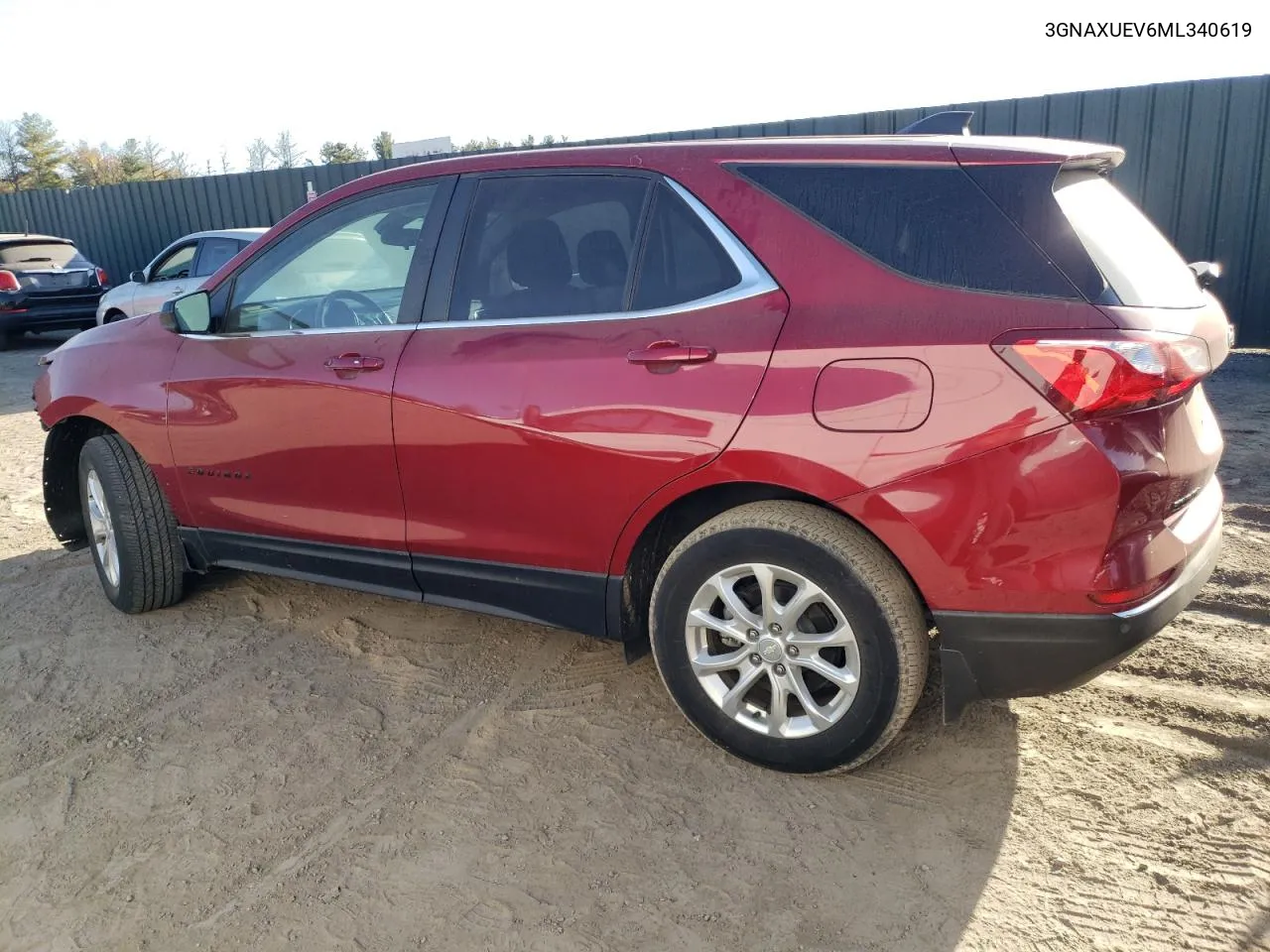 2021 Chevrolet Equinox Lt VIN: 3GNAXUEV6ML340619 Lot: 77068274