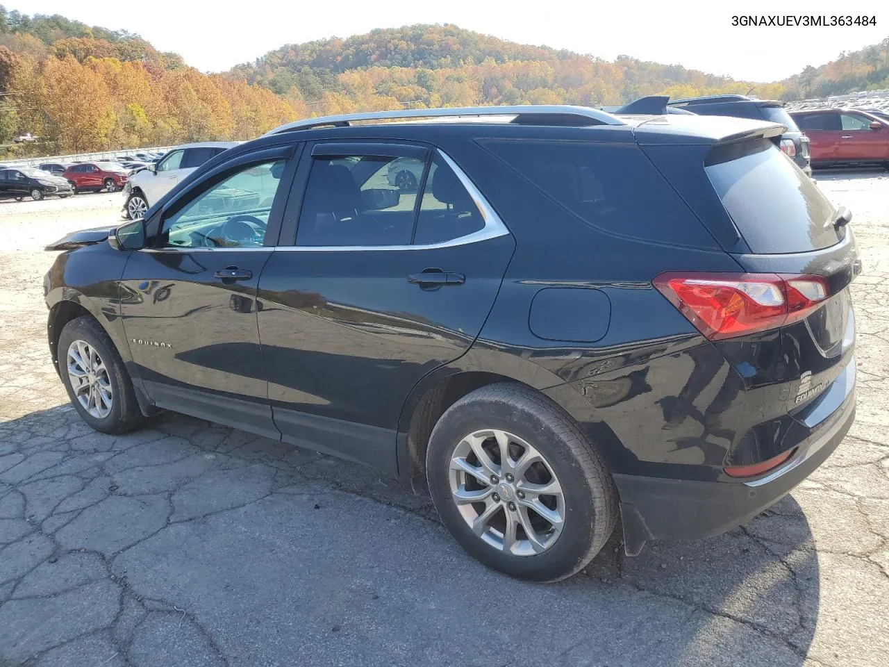 2021 Chevrolet Equinox Lt VIN: 3GNAXUEV3ML363484 Lot: 77100774