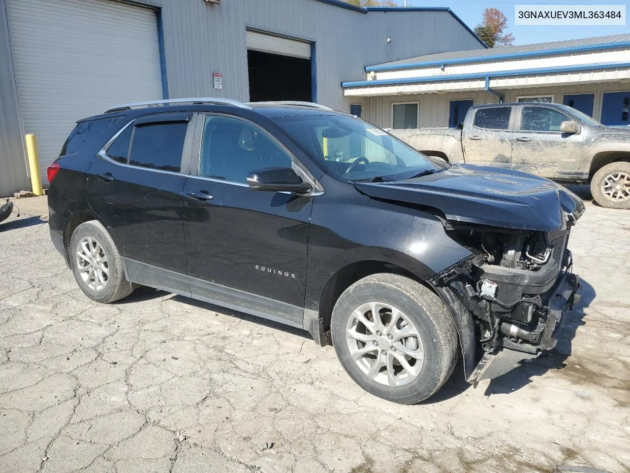 2021 Chevrolet Equinox Lt VIN: 3GNAXUEV3ML363484 Lot: 77100774