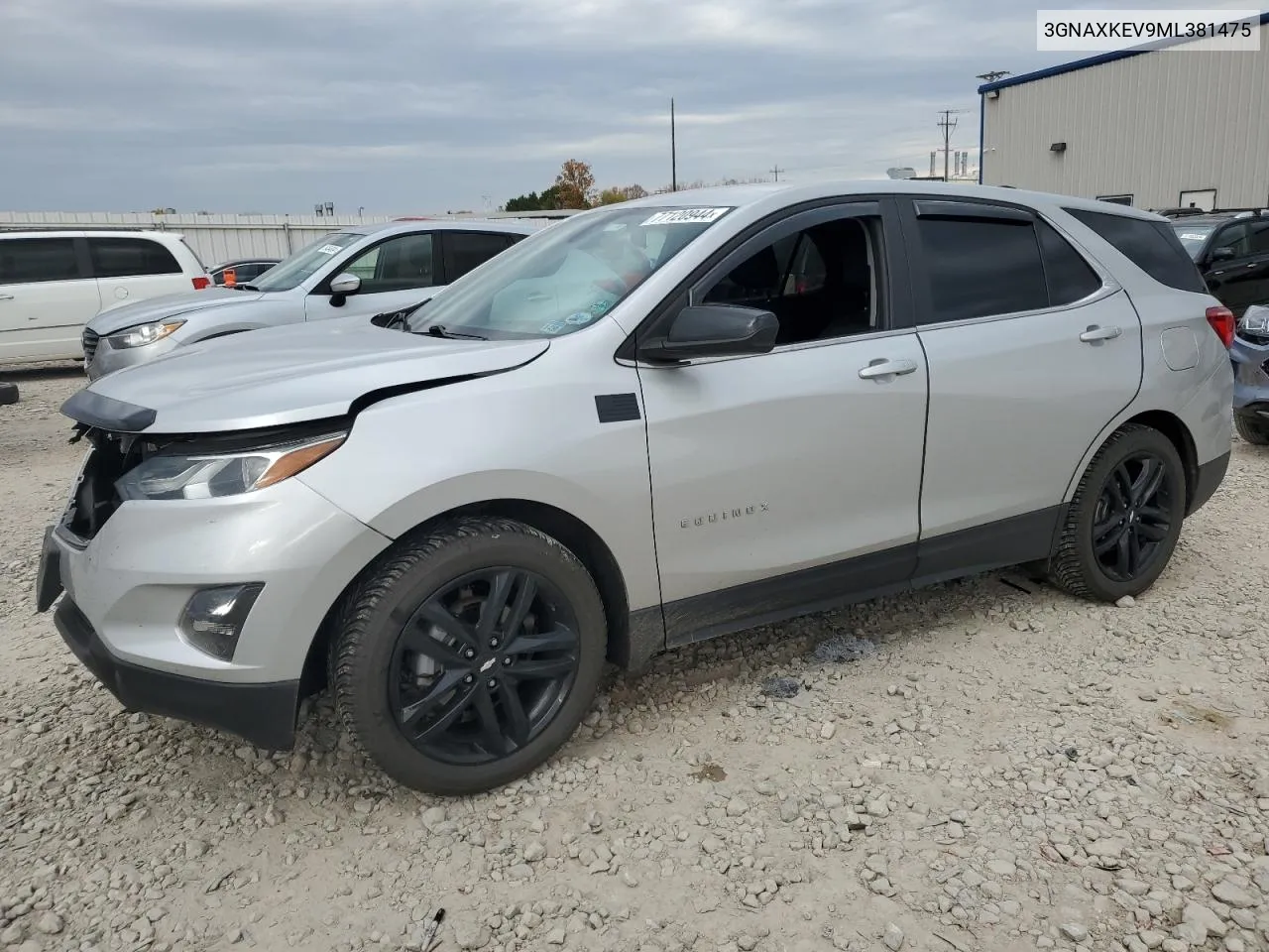 2021 Chevrolet Equinox Lt VIN: 3GNAXKEV9ML381475 Lot: 77120944