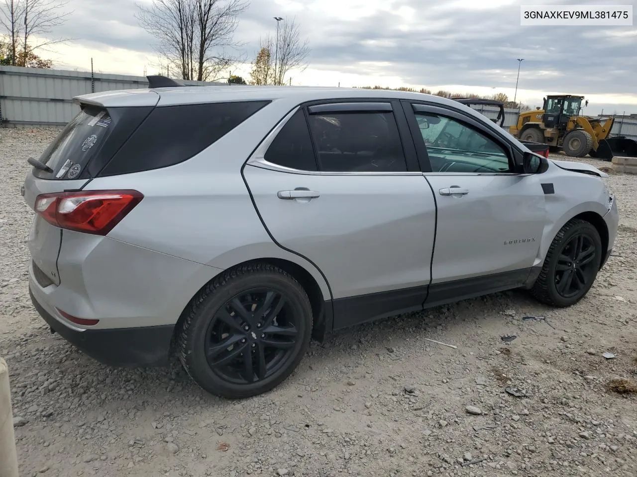 2021 Chevrolet Equinox Lt VIN: 3GNAXKEV9ML381475 Lot: 77120944