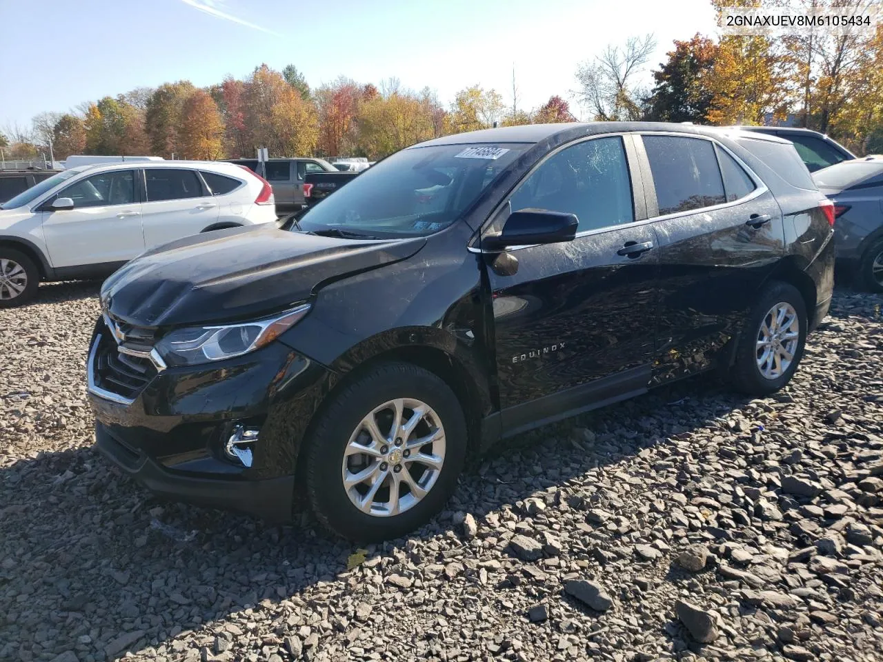 2021 Chevrolet Equinox Lt VIN: 2GNAXUEV8M6105434 Lot: 77146604