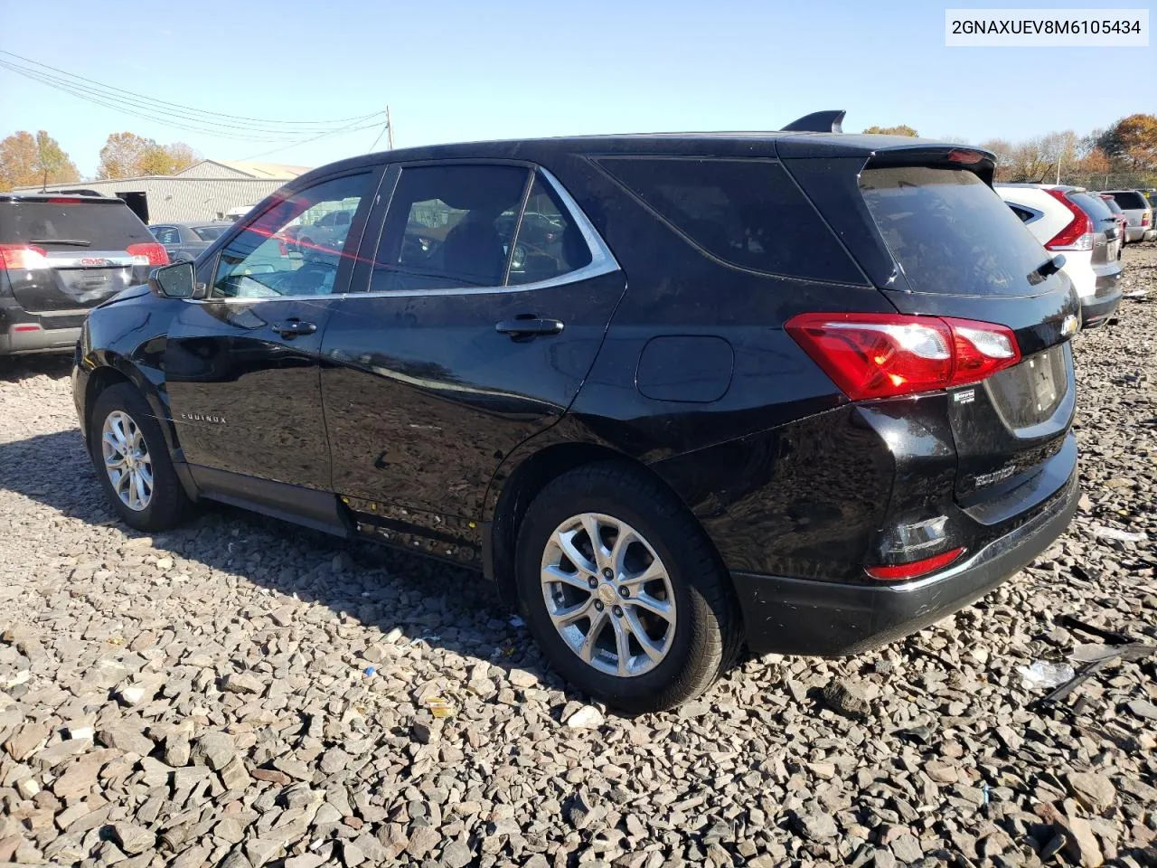 2021 Chevrolet Equinox Lt VIN: 2GNAXUEV8M6105434 Lot: 77146604