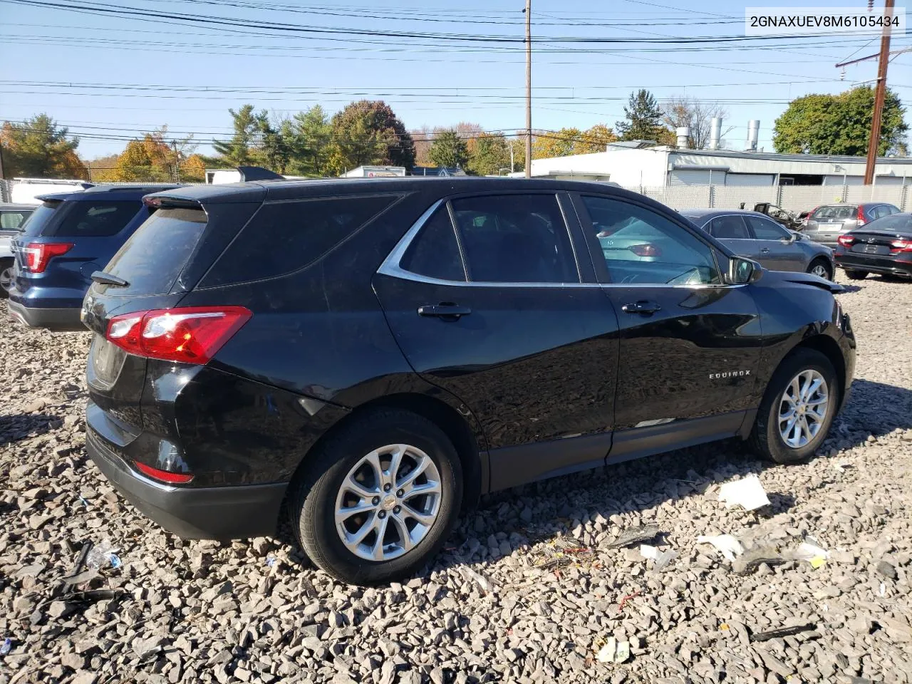 2021 Chevrolet Equinox Lt VIN: 2GNAXUEV8M6105434 Lot: 77146604