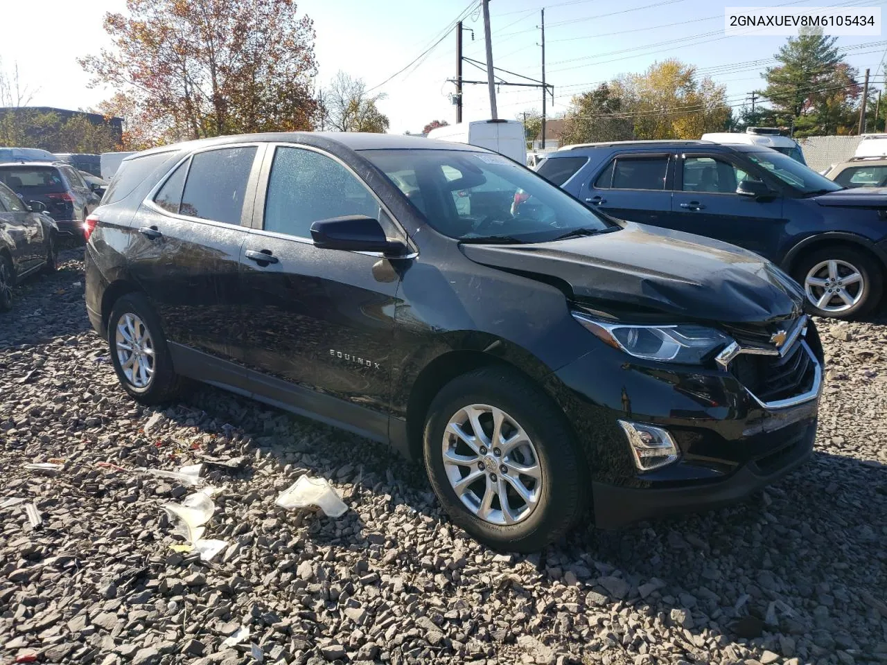 2021 Chevrolet Equinox Lt VIN: 2GNAXUEV8M6105434 Lot: 77146604