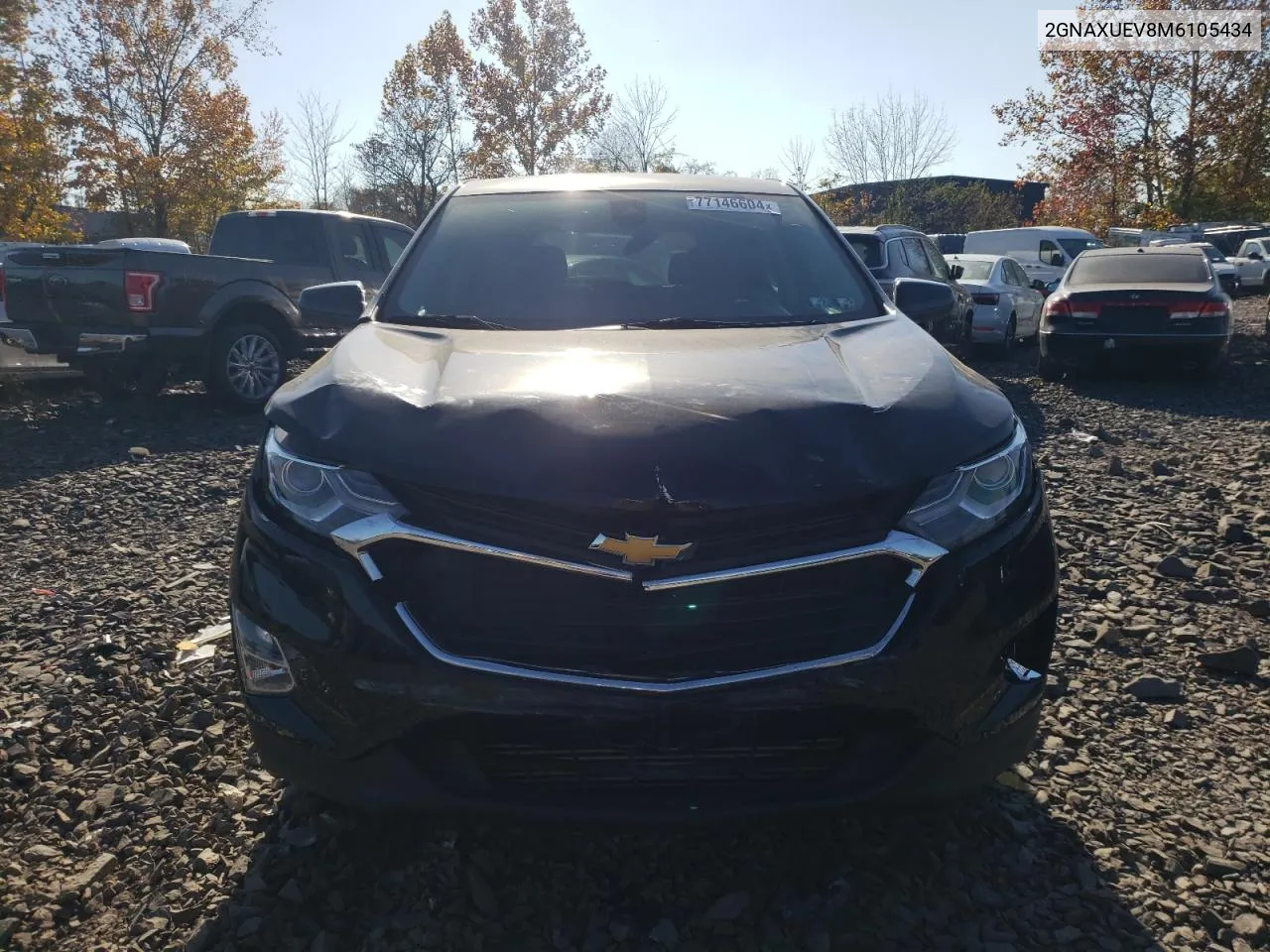 2GNAXUEV8M6105434 2021 Chevrolet Equinox Lt