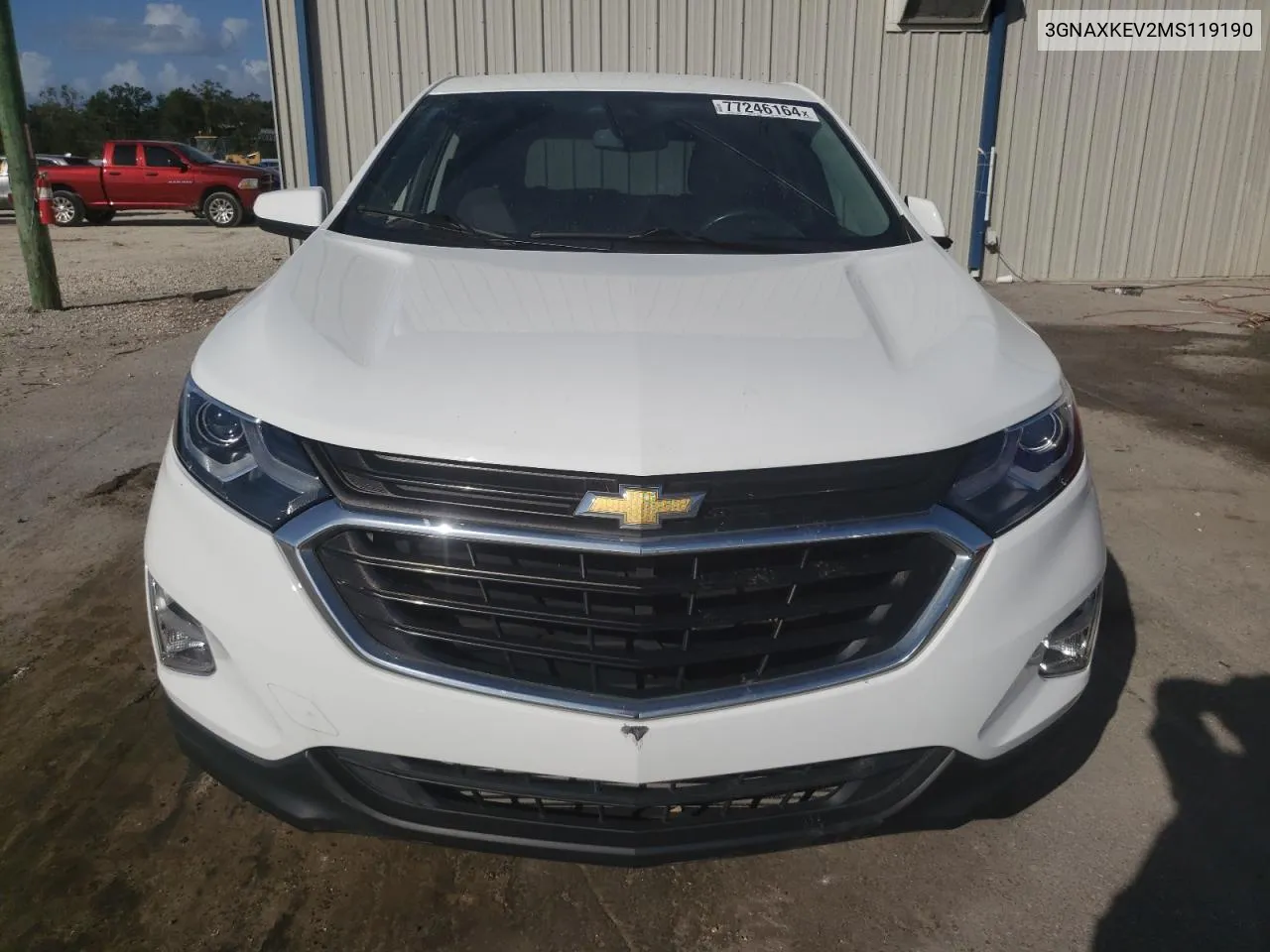 3GNAXKEV2MS119190 2021 Chevrolet Equinox Lt