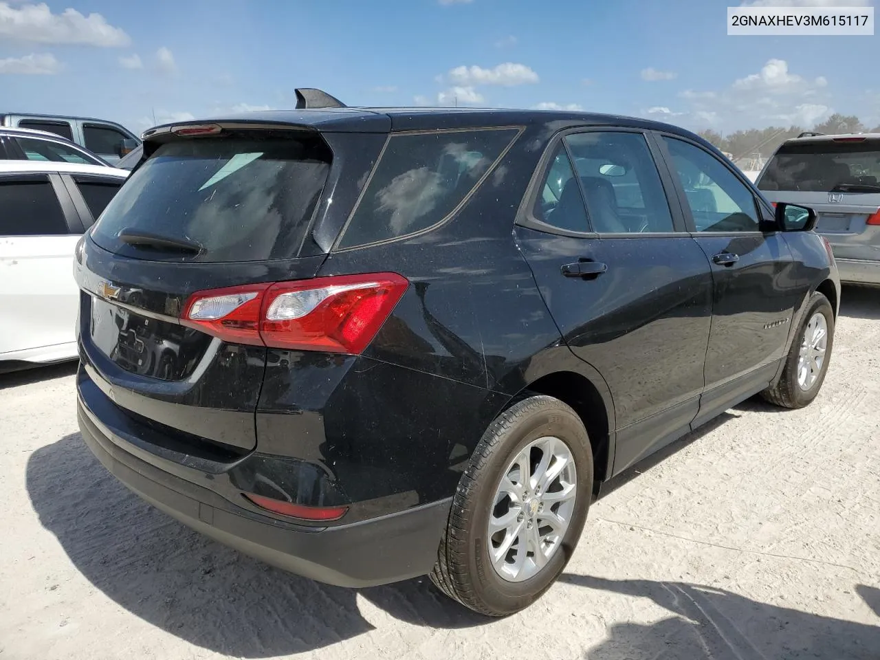 2021 Chevrolet Equinox Ls VIN: 2GNAXHEV3M615117 Lot: 77259704