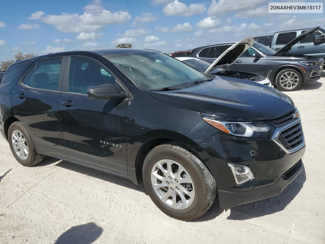 2021 Chevrolet Equinox Ls VIN: 2GNAXHEV3M615117 Lot: 77259704