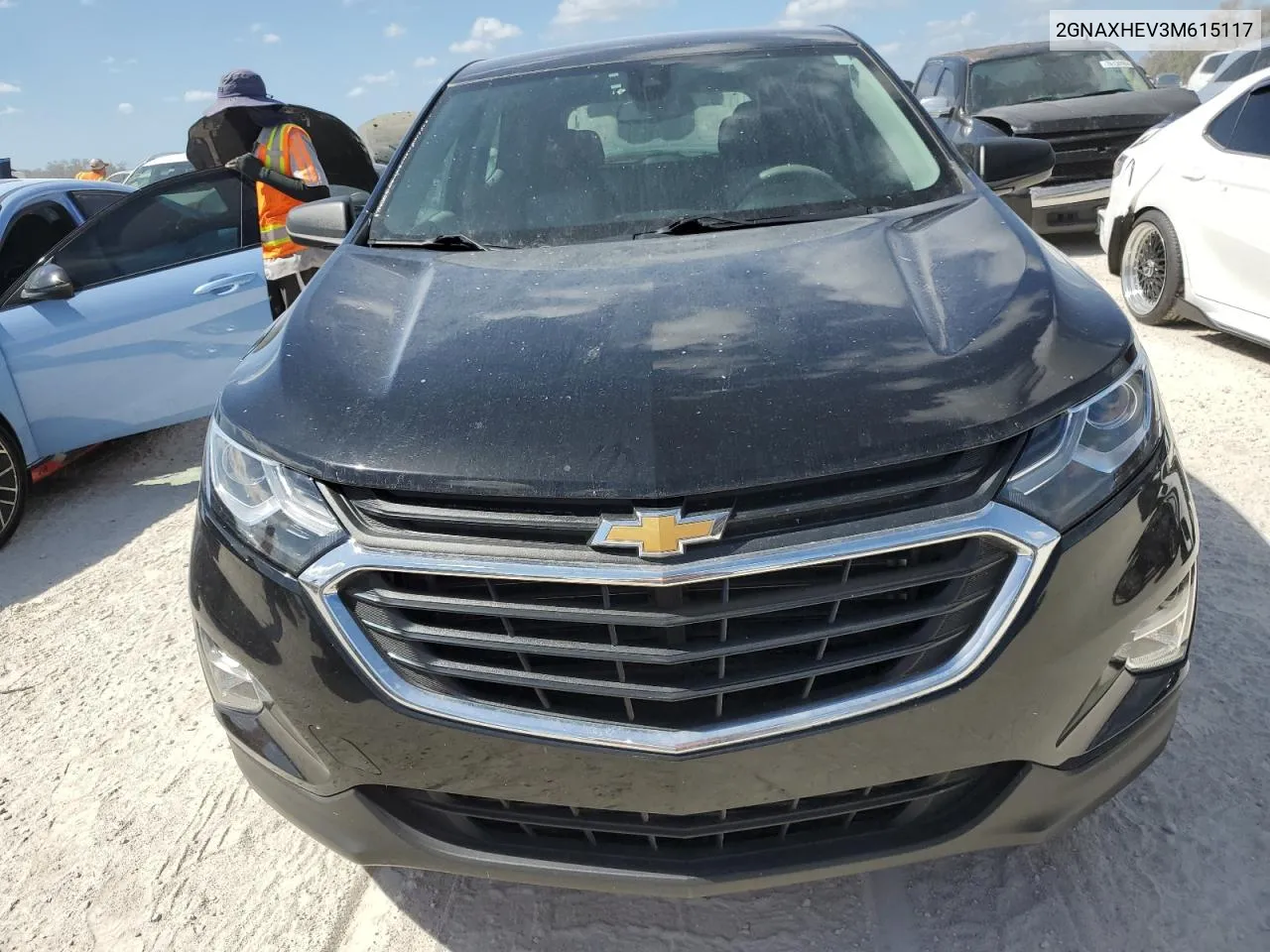 2021 Chevrolet Equinox Ls VIN: 2GNAXHEV3M615117 Lot: 77259704