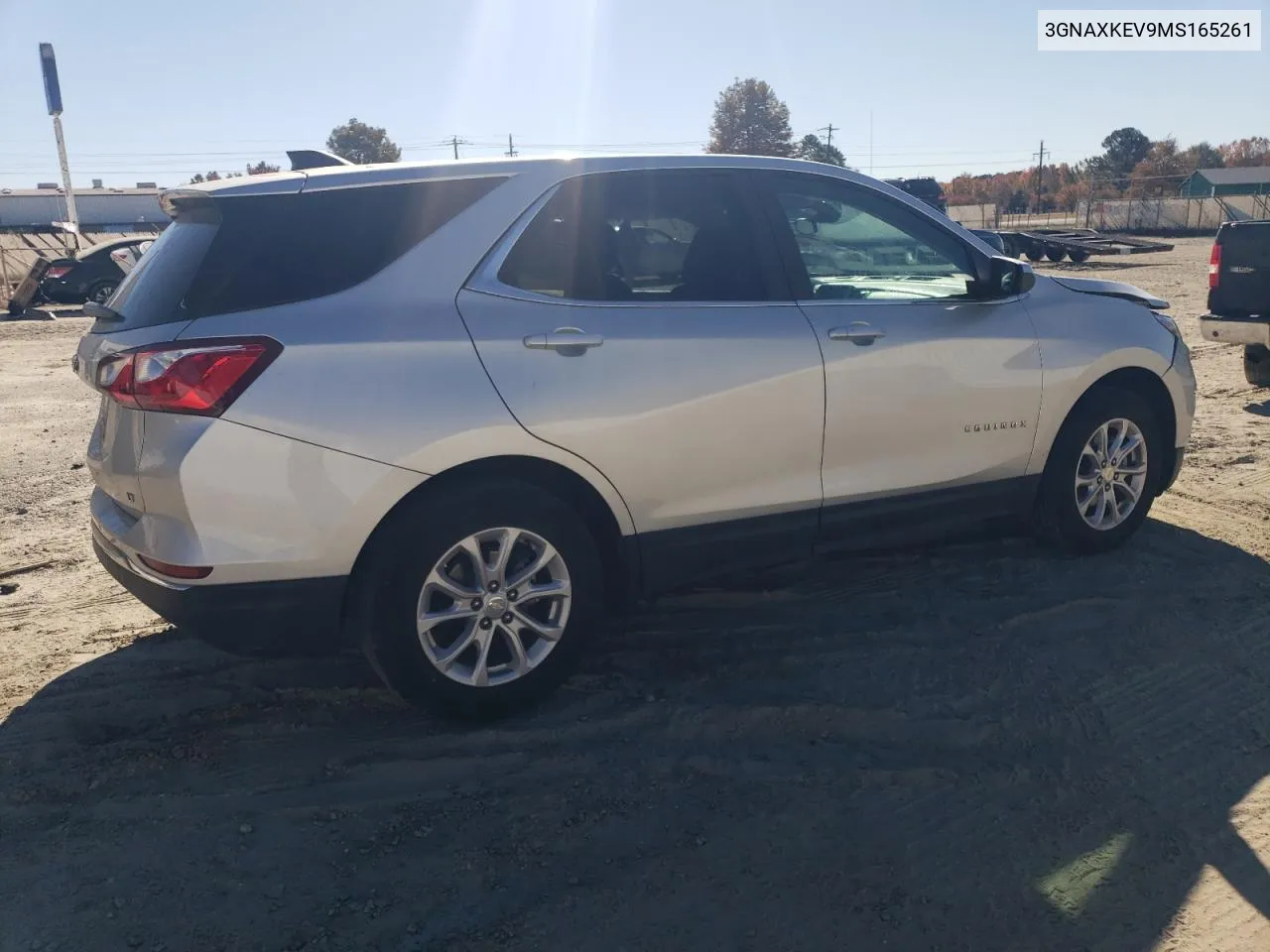 2021 Chevrolet Equinox Lt VIN: 3GNAXKEV9MS165261 Lot: 77279054