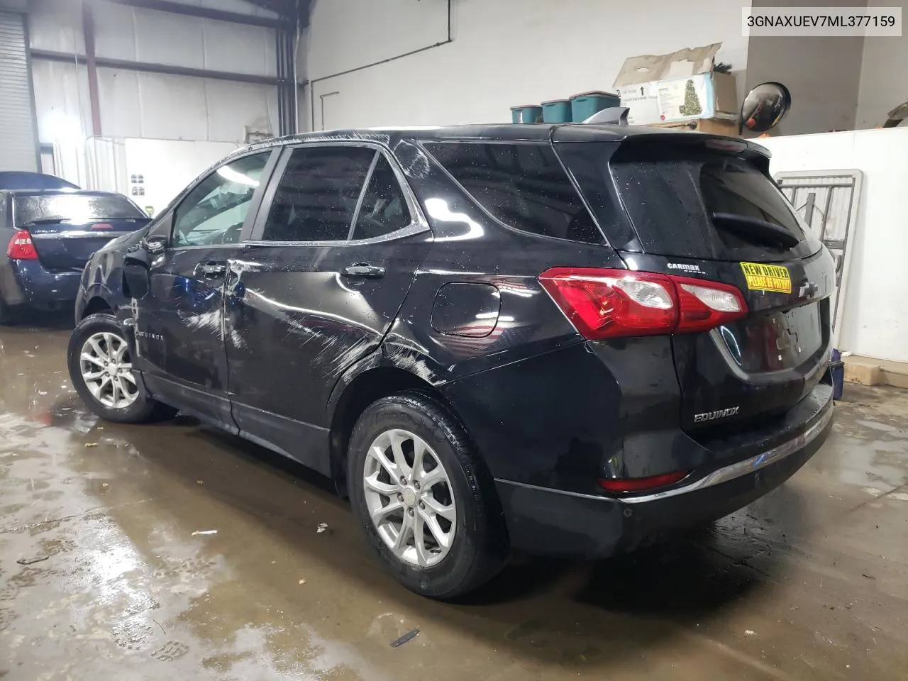 2021 Chevrolet Equinox Lt VIN: 3GNAXUEV7ML377159 Lot: 77345334