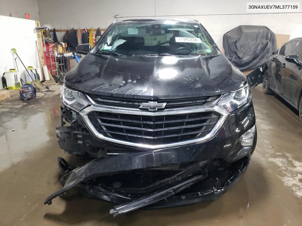 2021 Chevrolet Equinox Lt VIN: 3GNAXUEV7ML377159 Lot: 77345334