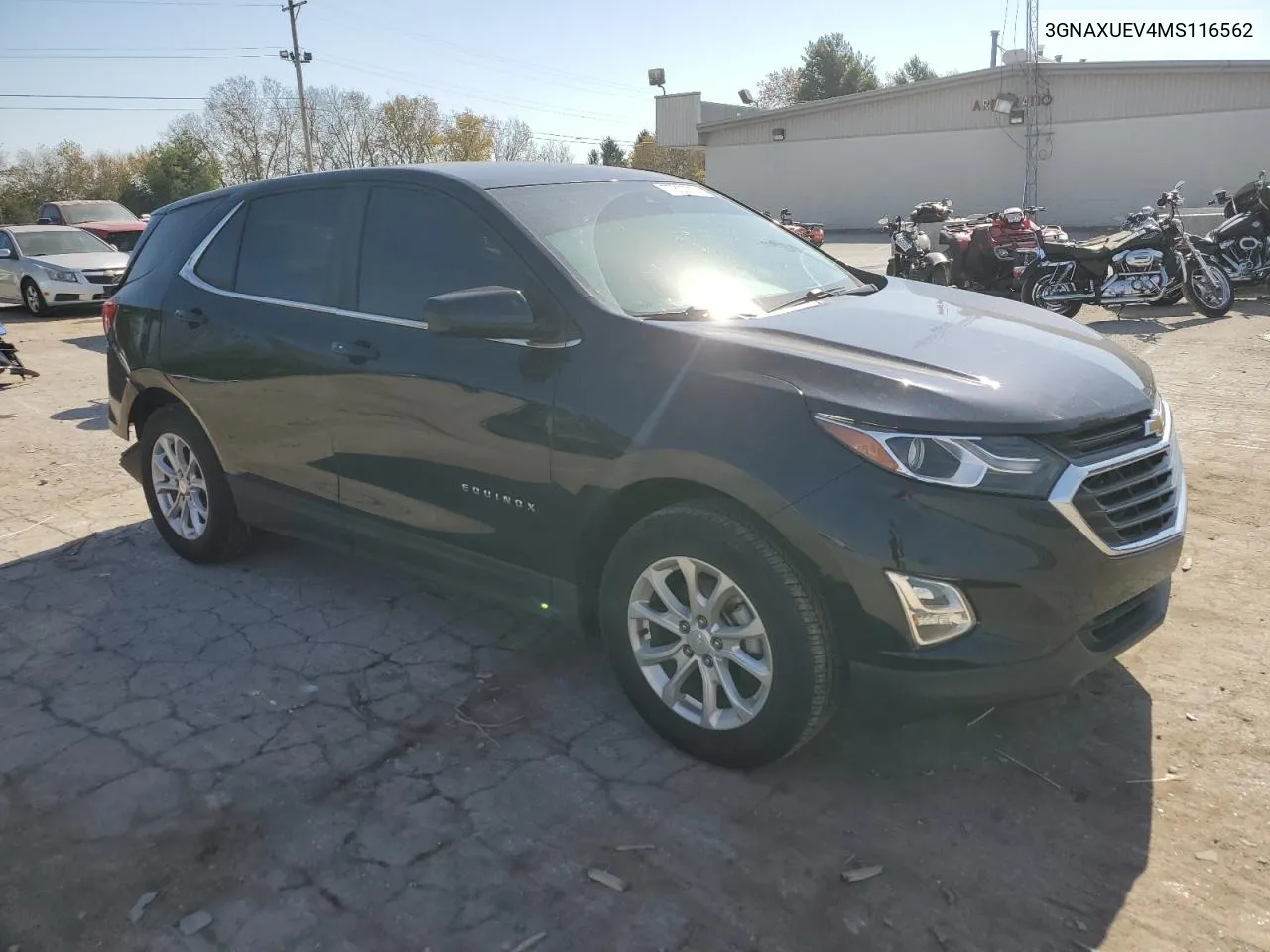 2021 Chevrolet Equinox Lt VIN: 3GNAXUEV4MS116562 Lot: 77363714