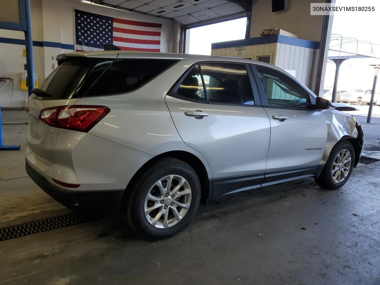 2021 Chevrolet Equinox Ls VIN: 3GNAXSEV1MS180255 Lot: 77378324