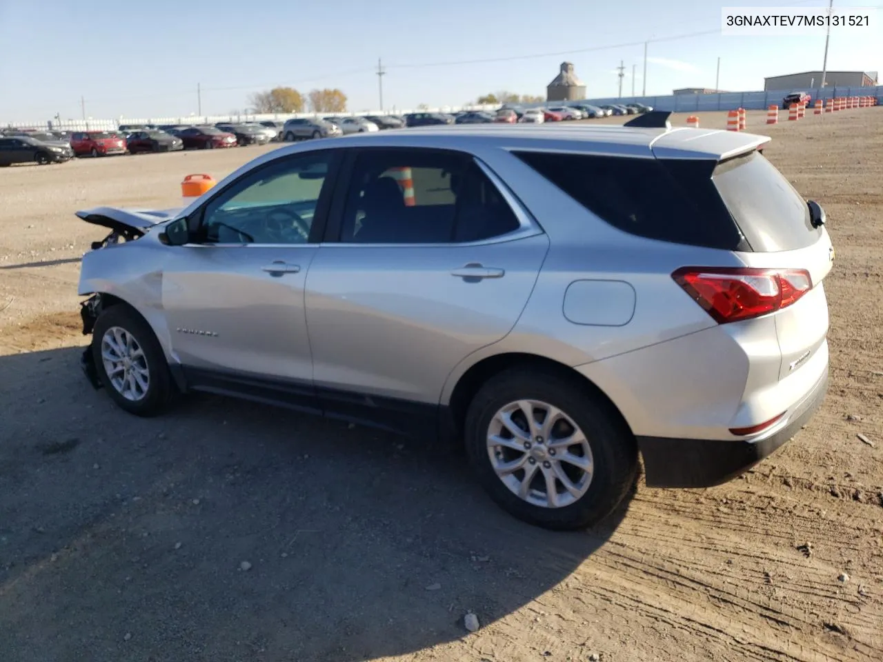 2021 Chevrolet Equinox Lt VIN: 3GNAXTEV7MS131521 Lot: 77614144