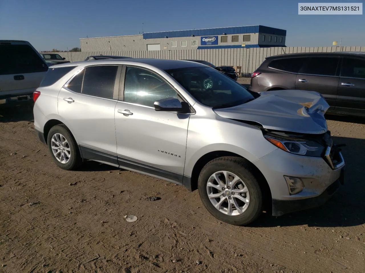 3GNAXTEV7MS131521 2021 Chevrolet Equinox Lt