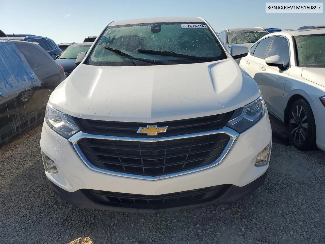 2021 Chevrolet Equinox Lt VIN: 3GNAXKEV1MS150897 Lot: 77615214