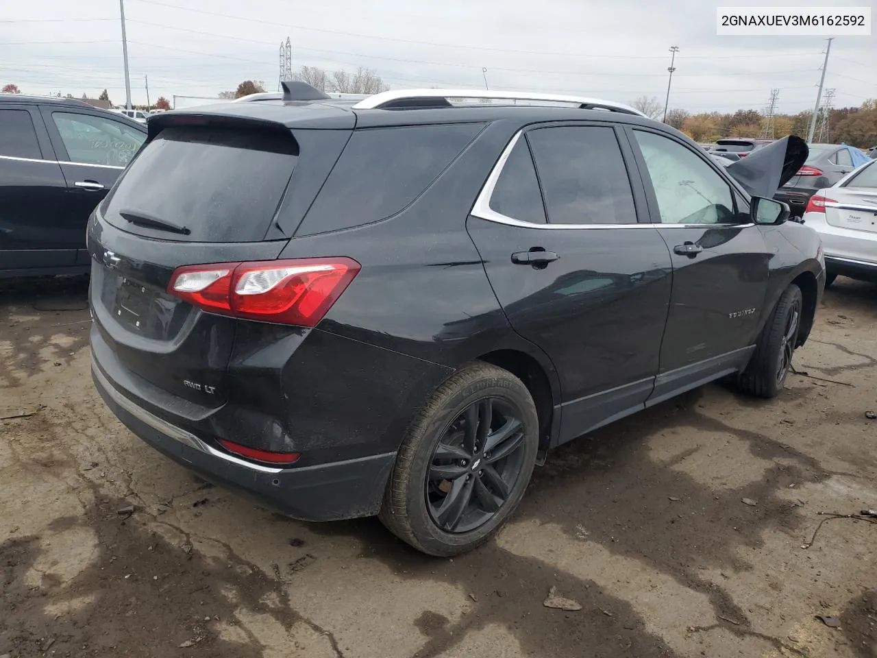 2021 Chevrolet Equinox Lt VIN: 2GNAXUEV3M6162592 Lot: 77654004