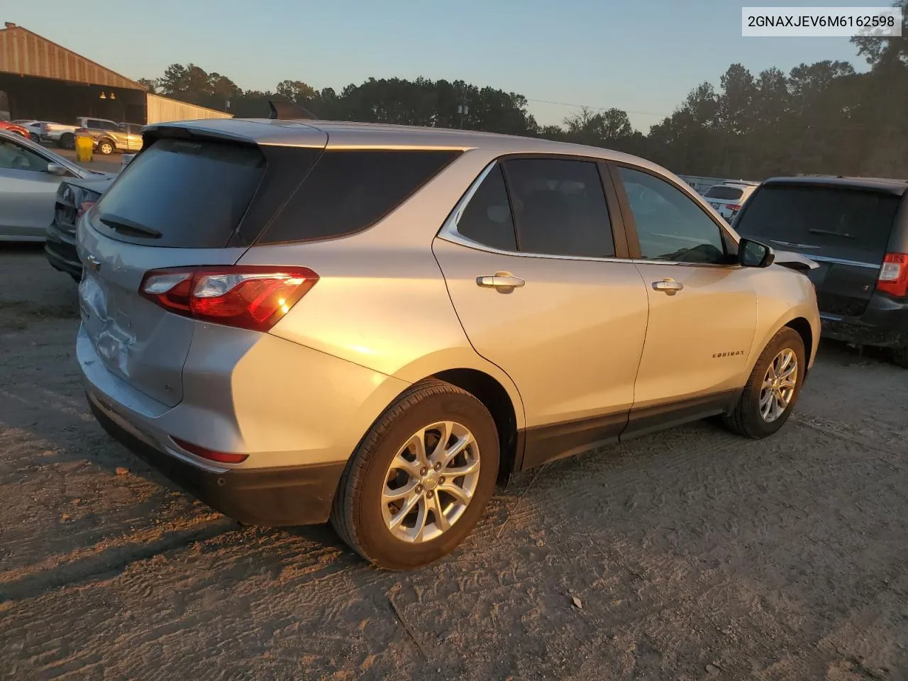 2021 Chevrolet Equinox Lt VIN: 2GNAXJEV6M6162598 Lot: 77756284