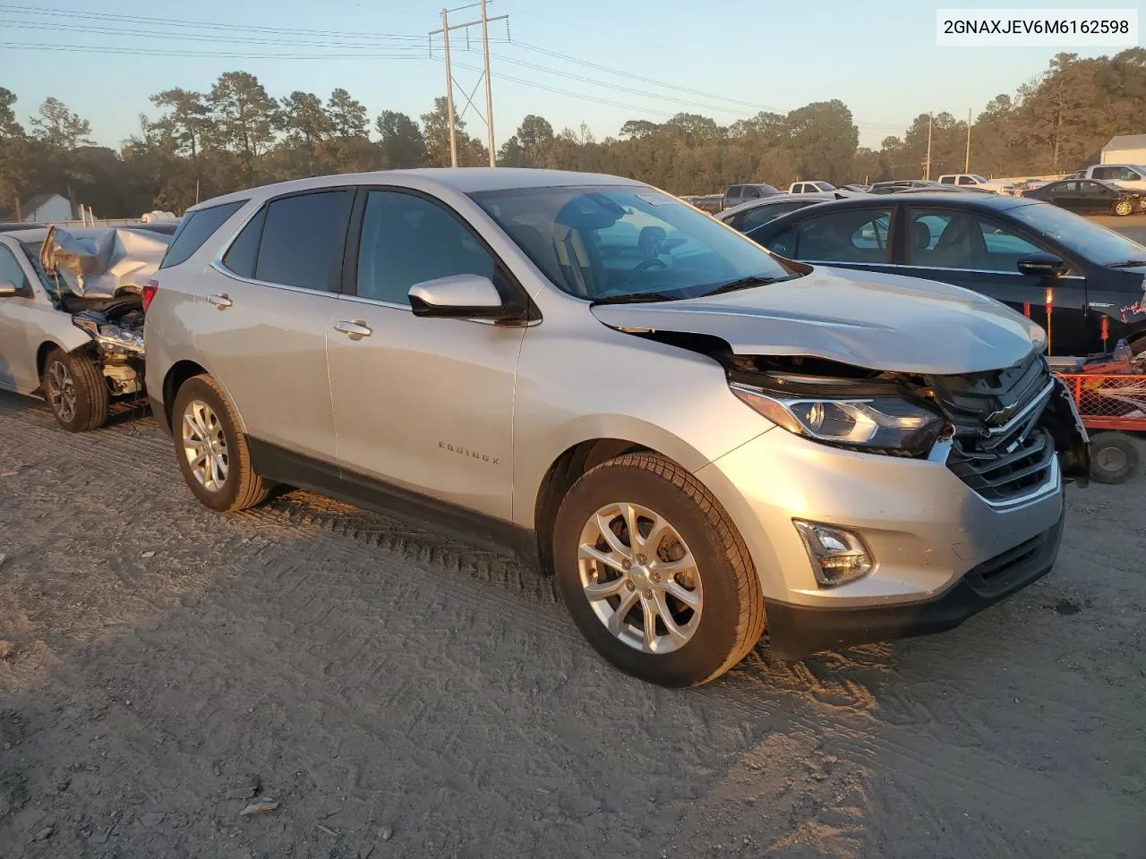 2021 Chevrolet Equinox Lt VIN: 2GNAXJEV6M6162598 Lot: 77756284