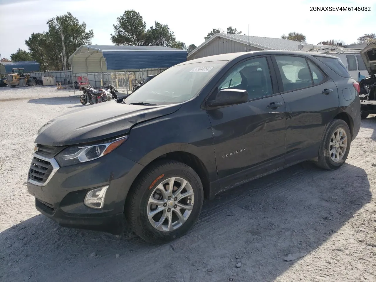 2021 Chevrolet Equinox Ls VIN: 2GNAXSEV4M6146082 Lot: 77764364