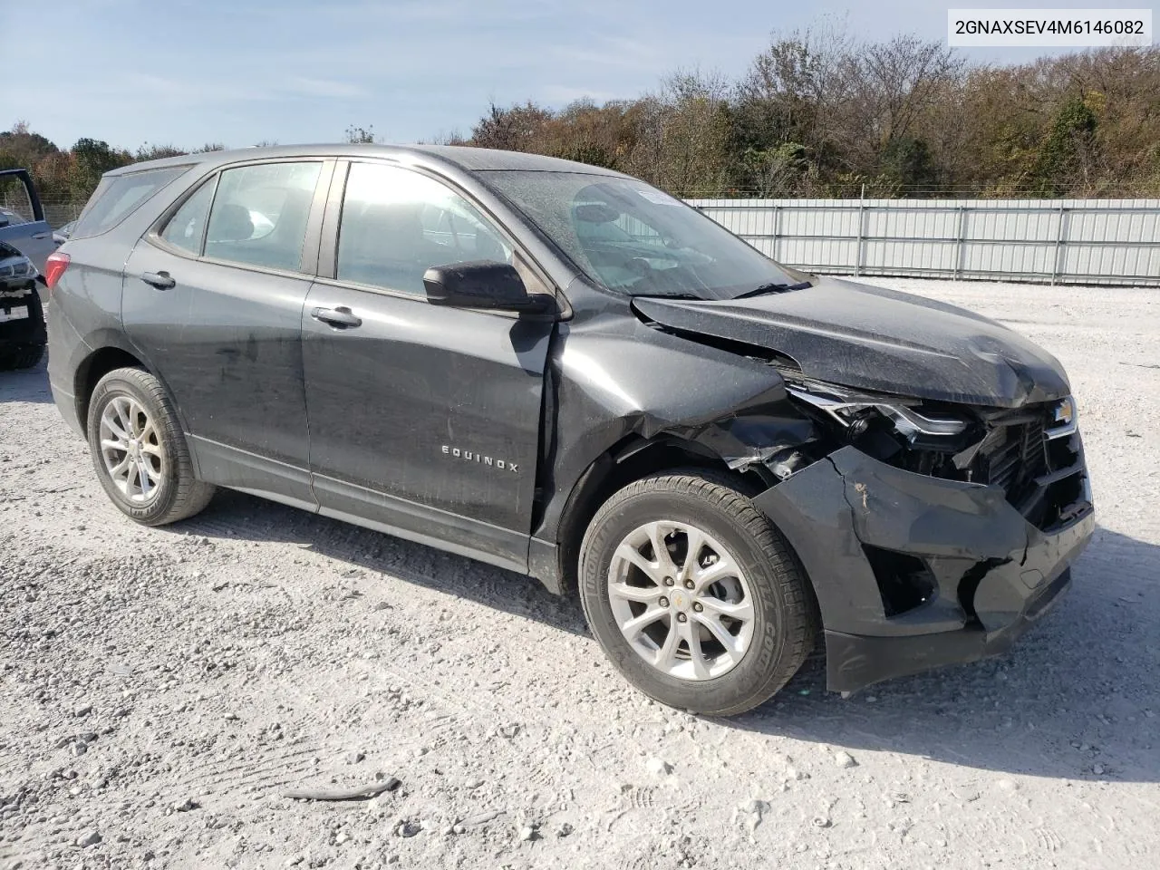 2021 Chevrolet Equinox Ls VIN: 2GNAXSEV4M6146082 Lot: 77764364