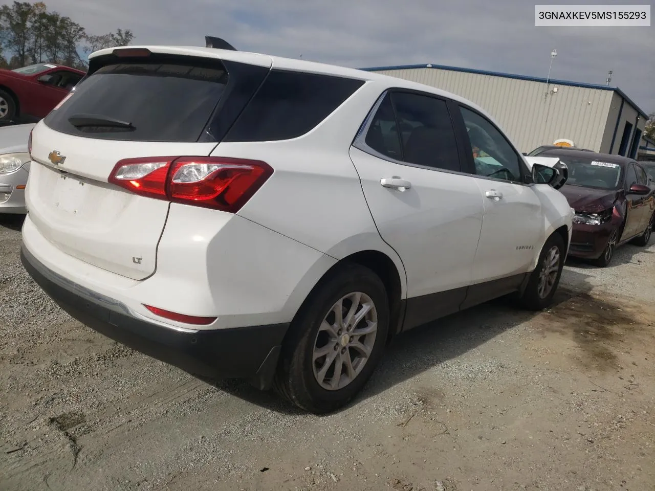 2021 Chevrolet Equinox Lt VIN: 3GNAXKEV5MS155293 Lot: 77817274