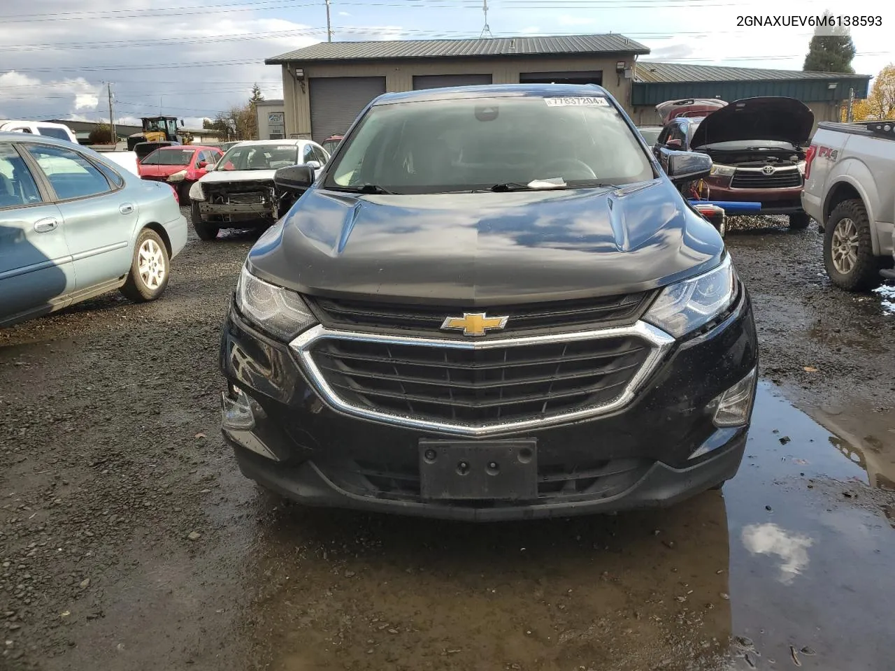 2021 Chevrolet Equinox Lt VIN: 2GNAXUEV6M6138593 Lot: 77837204