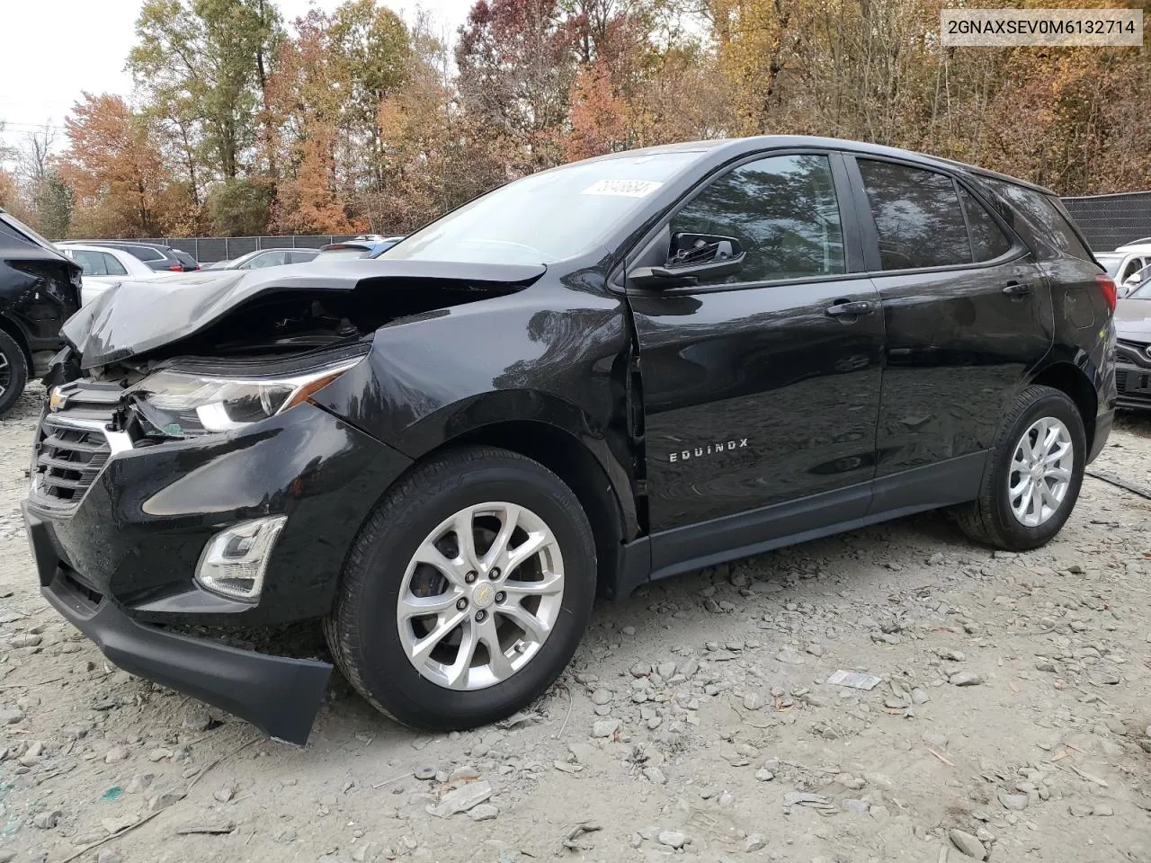 2021 Chevrolet Equinox Ls VIN: 2GNAXSEV0M6132714 Lot: 78048684